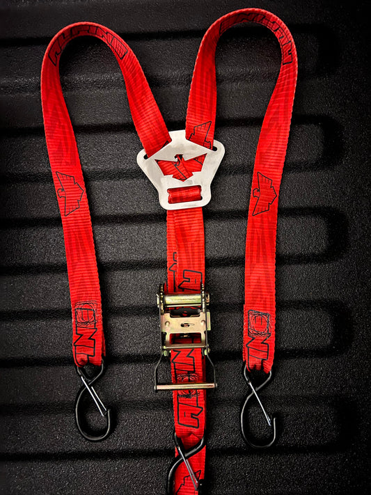 UTV Y STRAP- RED DAZZLE