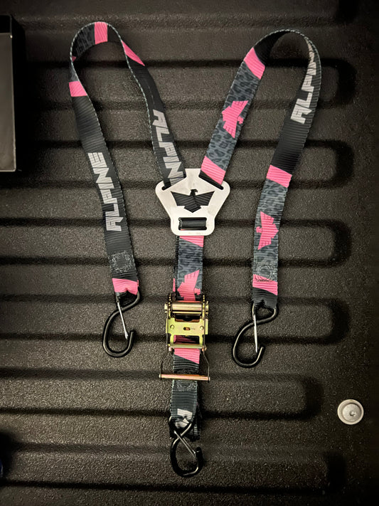 UTV Y STRAP- PINK AND CHEETAH