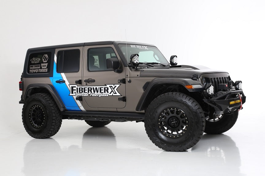 2018-2022 Jeep JL FiberwerX “RebelX” Grille