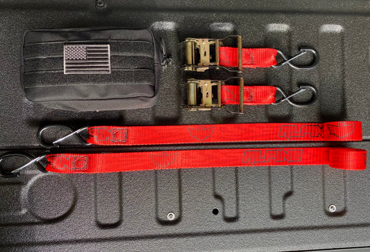 Red Dazzle Universal Tie Downs (Pair)