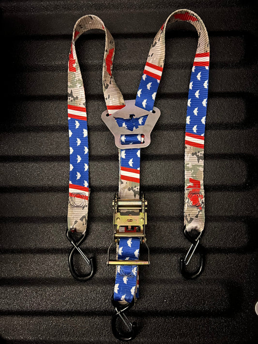 UTV Y STRAP- STARS AND CAMO