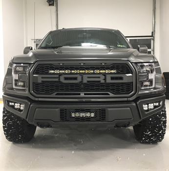 Baja Designs Ford, Raptor 2017+ OnX6 Hi-Power Lower Grille LED Kit