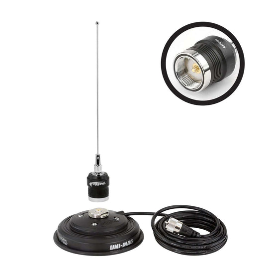 UHF Antenna Kit with Point5 No Ground Plane (NGP) Antenna & Magnetic Mount